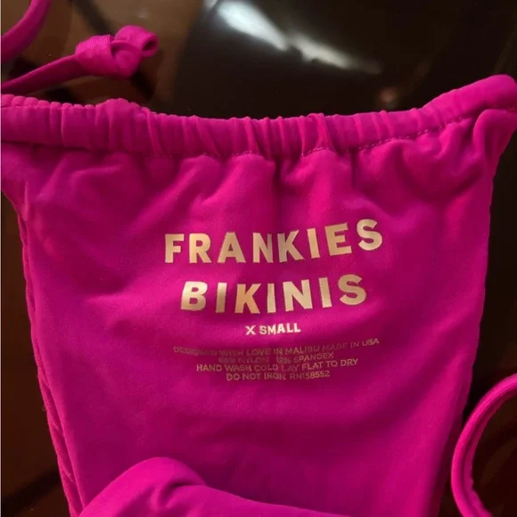 Frankie's Bikinis Hot Pink Swimwear - Picture 2 of 3